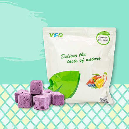 Freeze-Dried Yogurt Bites (Blueberry) – Made with Real Yogurt – No Sugar Added, 100% Natural