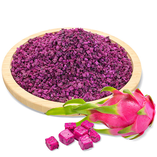 Freeze-Dried Dragon Fruit Diced - Pitaya Pieces - No Additives