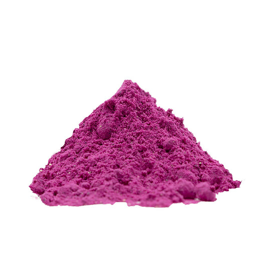 Freeze-dried Dragon Fruit Powder on white background — natural fruit by VFD, perfect for baking, dessert, and smoothie