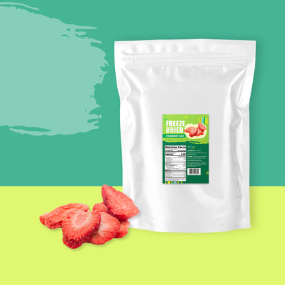 Freeze-Dried Strawberry Slices For Baking and Smoothies - No added sugar